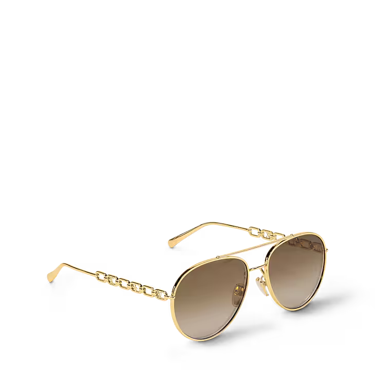 My LV Chain Pilot Sunglasses